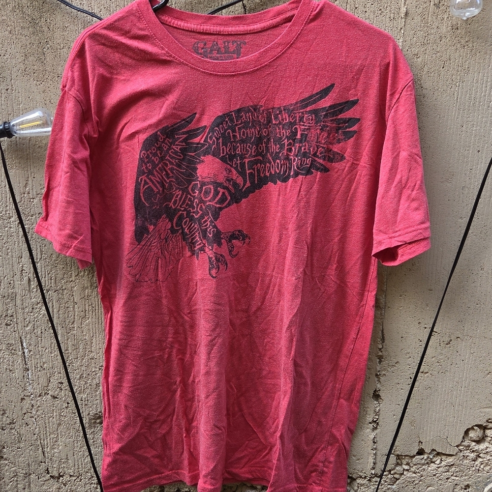 Galt Red Graphic Men's Short Sleeve T-Shirt